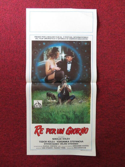 GOSPODIN ZA EDIN DEN ITALIAN LOCANDINA (27.5"x13") POSTER Y STEFANOVA 1987