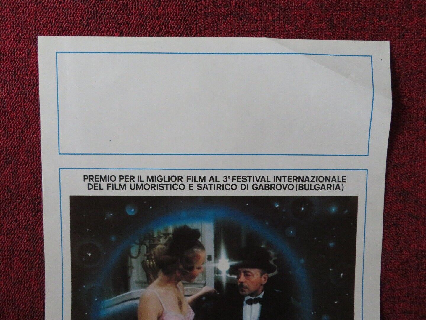 GOSPODIN ZA EDIN DEN ITALIAN LOCANDINA (27.5"x13") POSTER Y STEFANOVA 1987