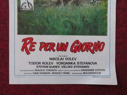 GOSPODIN ZA EDIN DEN ITALIAN LOCANDINA (27.5"x13") POSTER Y STEFANOVA 1987