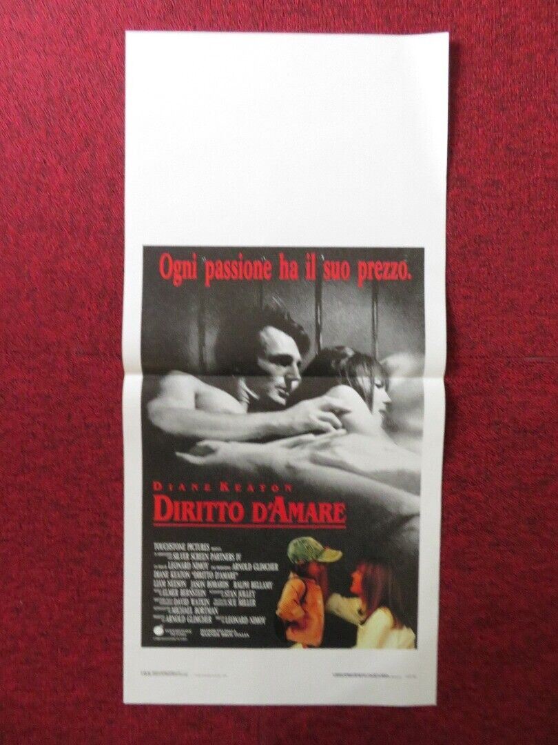 THE GOOD MOTHER ITALIAN LOCANDINA (27.5"x13") POSTER DIANA KEATON L NEESON 1989