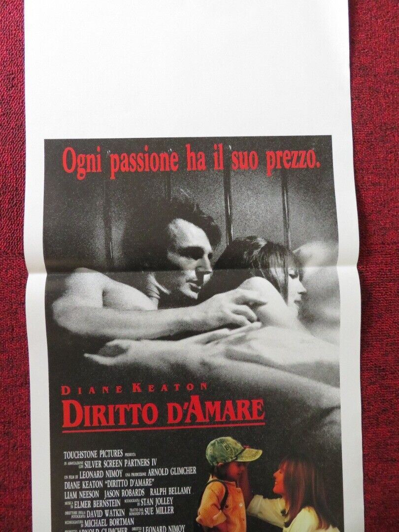 THE GOOD MOTHER ITALIAN LOCANDINA (27.5"x13") POSTER DIANA KEATON L NEESON 1989