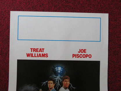 DEAD HEAT ITALIAN LOCANDINA (27.5"x13") POSTER TREAT WILLIAMS JOE PISCOPO 1989