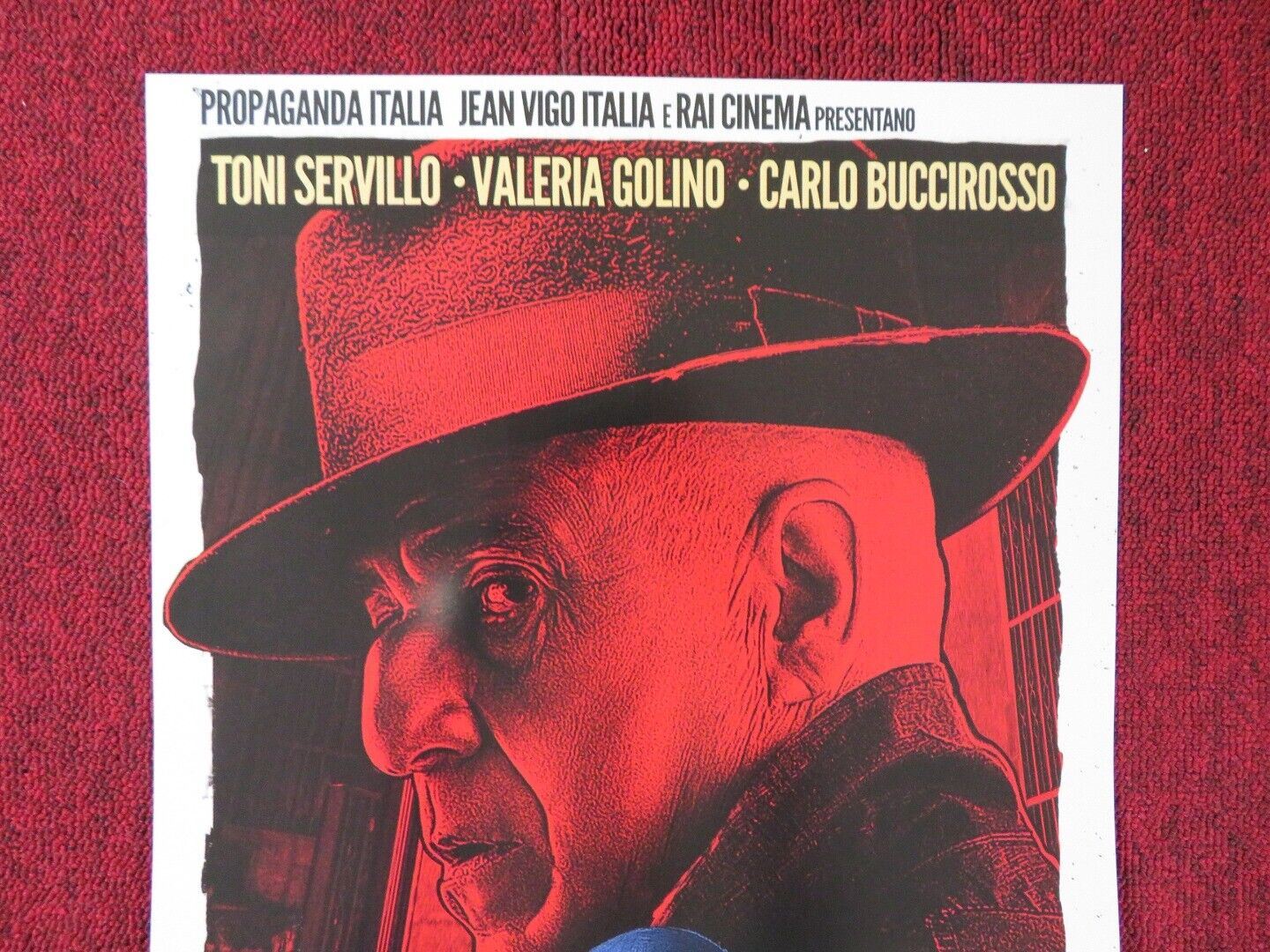 E IL NUMERO PERFETTO ITALIAN LOCANDINA (26.5"x12.5") POSTER TONI SERVILLO 2019