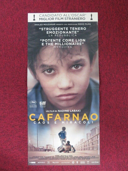 CAPERNAUM ITALIAN LOCANDINA (26.5"x12.5") POSTER NADINE LABAKI ZAIN 2018