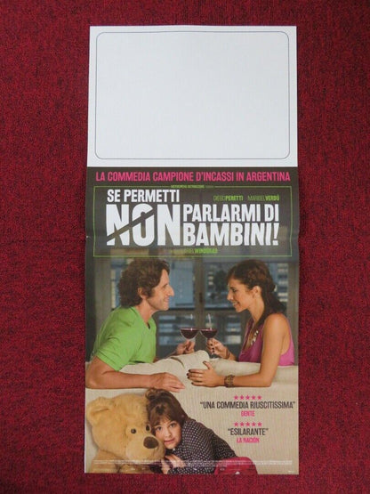 SE PERMETTI NON PARLARMI DI BAMBINI! ITALIAN LOCANDINA (26.5"x12.5") POSTER 2015