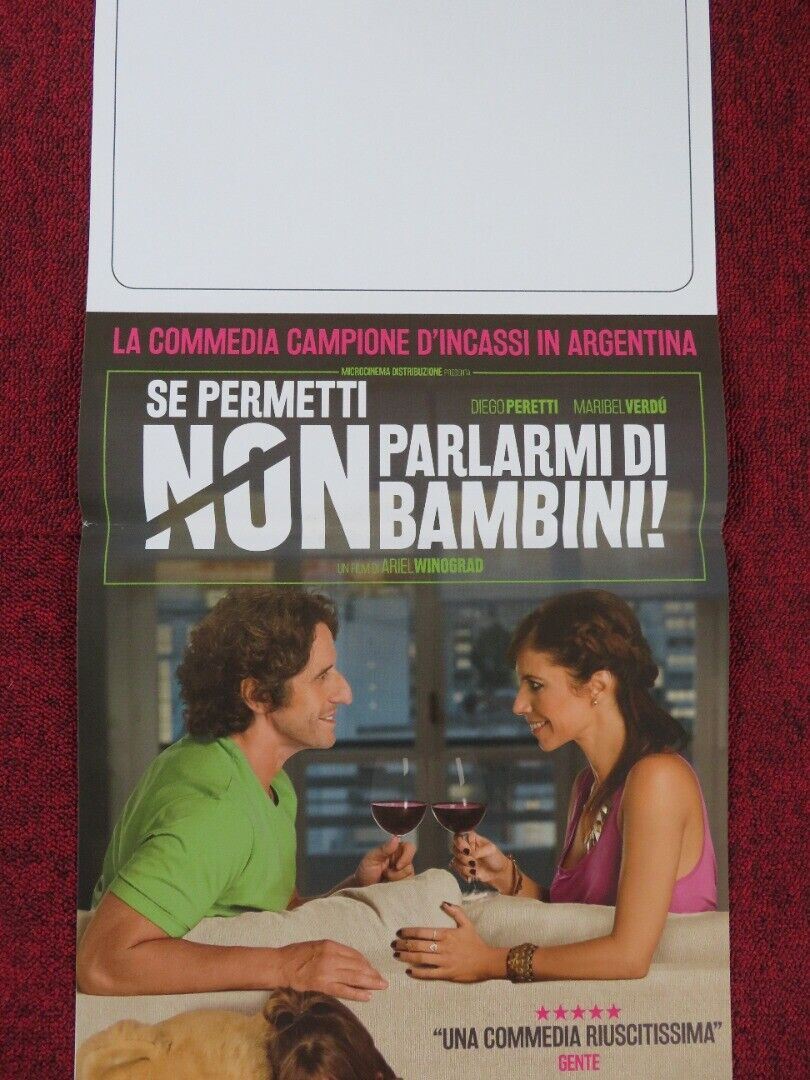 SE PERMETTI NON PARLARMI DI BAMBINI! ITALIAN LOCANDINA (26.5"x12.5") POSTER 2015