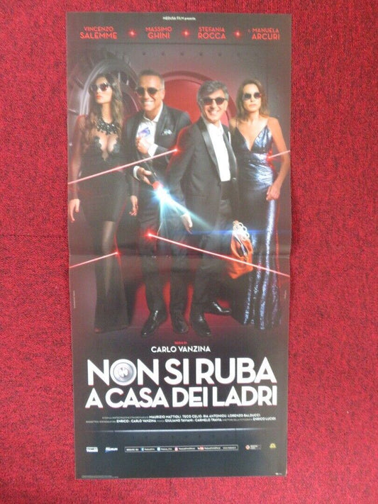 NON SI RUBA A CASA DEI LADRI ITALIAN LOCANDINA (26.5"x12.5") POSTER  2016