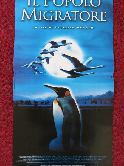 WINGED MIGRATION ITALIAN LOCANDINA (25.5"x12.5") POSTER JACQUES PERRIN 2001