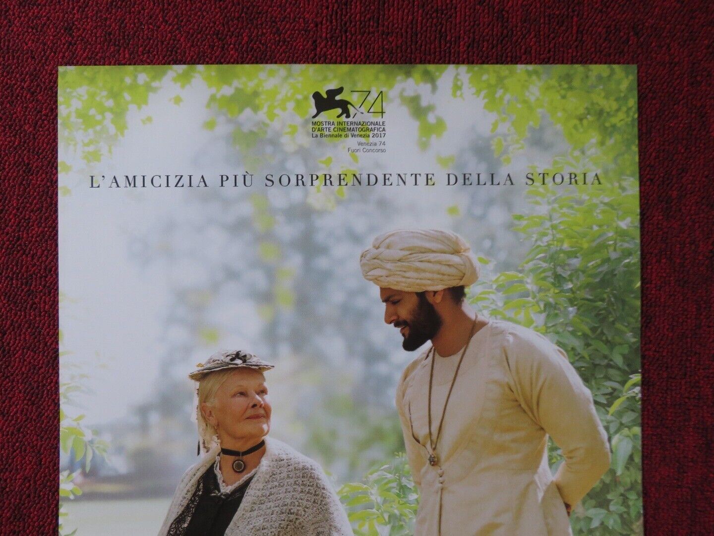 VICTORIA & ABDUL ITALIAN LOCANDINA (27.5"x12.5") POSTER JUDI DENCH '17