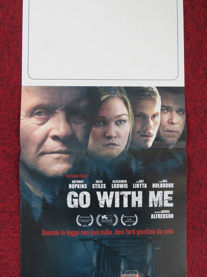 GO WITH ME / BLACKWAY ITALIAN LOCANDINA (26.5"x12.5") POSTER ANTHONY HOPKINS '15