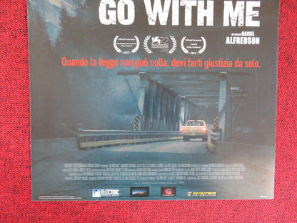 GO WITH ME / BLACKWAY ITALIAN LOCANDINA (26.5"x12.5") POSTER ANTHONY HOPKINS '15