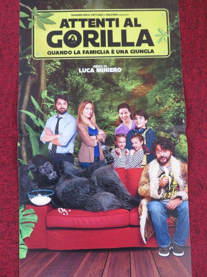 ATTENTI AL GORILLA ITALIAN LOCANDINA (26.5"x12.5") POSTER FRANK MATANO 2019