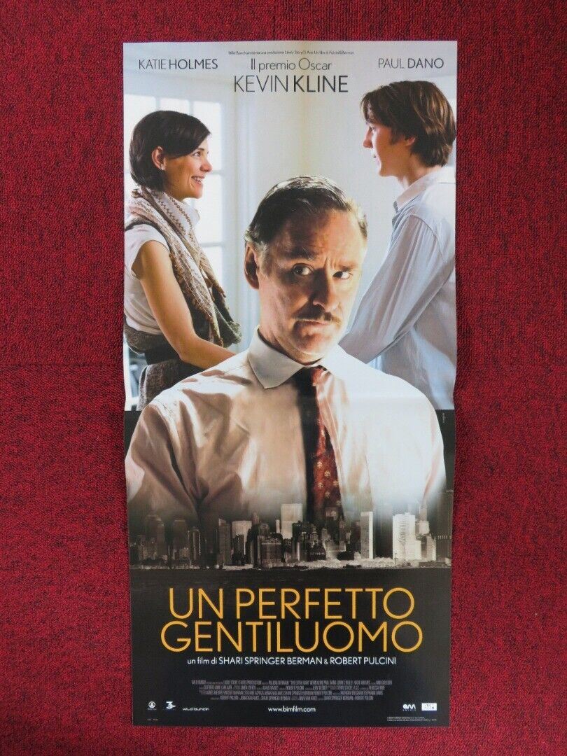 THE EXTRA MAN  ITALIAN LOCANDINA (26.5"x12.5") POSTER KATIE HOLMES PAUL 2010