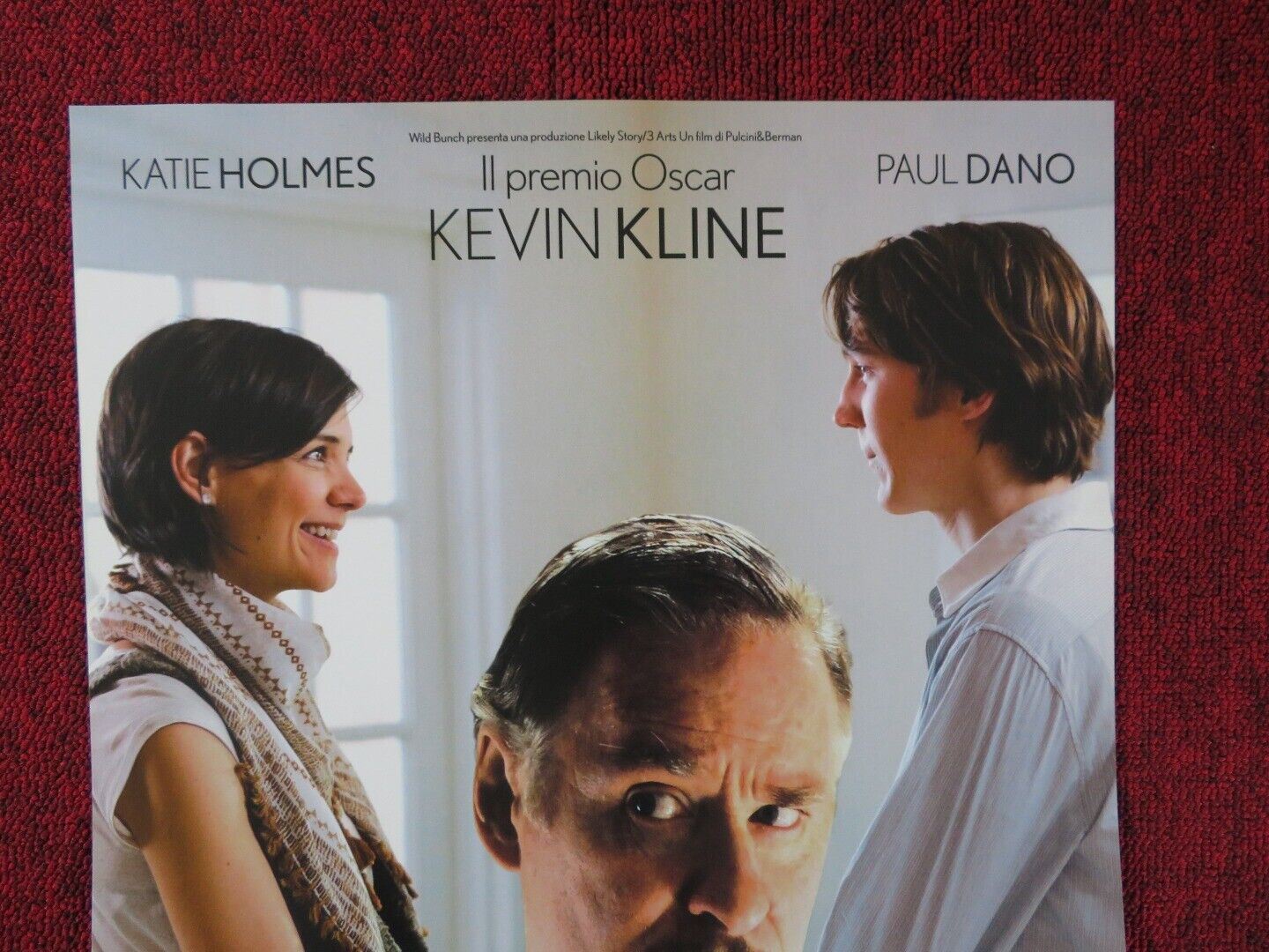 THE EXTRA MAN  ITALIAN LOCANDINA (26.5"x12.5") POSTER KATIE HOLMES PAUL 2010