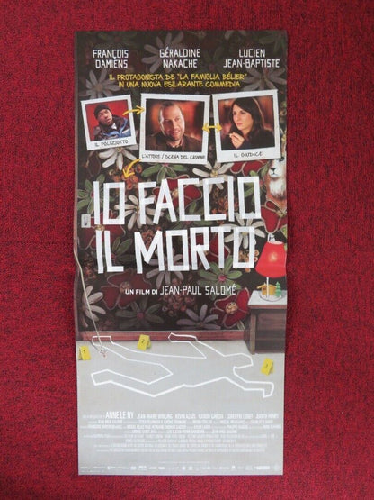 IO FACCIO IL MORTO  ITALIAN LOCANDINA (26.5"x12.5") POSTER G NAKACHE 2013