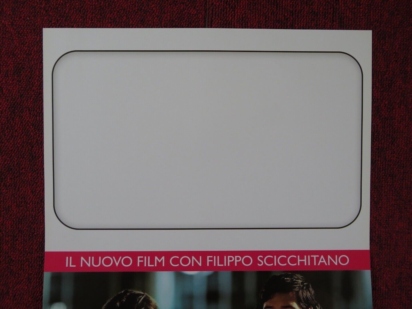 IL MONDO FINO IN FONDO ITALIAN LOCANDINA (27"x12.5") POSTER LUCA MARINELLI '13