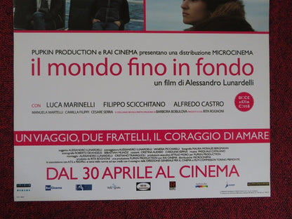 IL MONDO FINO IN FONDO ITALIAN LOCANDINA (27"x12.5") POSTER LUCA MARINELLI '13