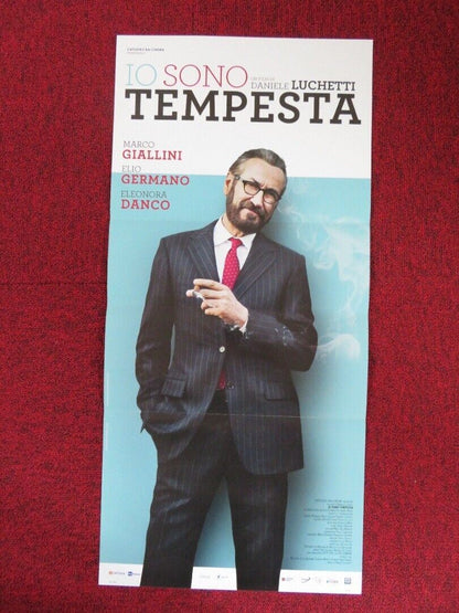 IO SONO TEMPESTA  TEM ITALIAN LOCANDINA (26.5"x12.5") POSTER MARCO GIALLINI 2018