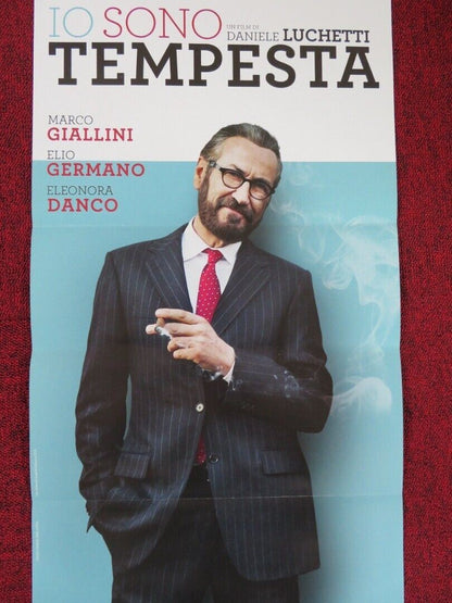 IO SONO TEMPESTA  TEM ITALIAN LOCANDINA (26.5"x12.5") POSTER MARCO GIALLINI 2018