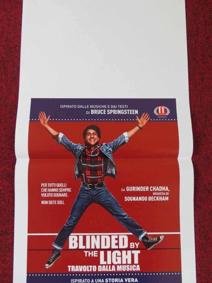 BLINDED BY THE LIGHT ITALIAN LOCANDINA (27.5"x13") POSTER V KALRA '19