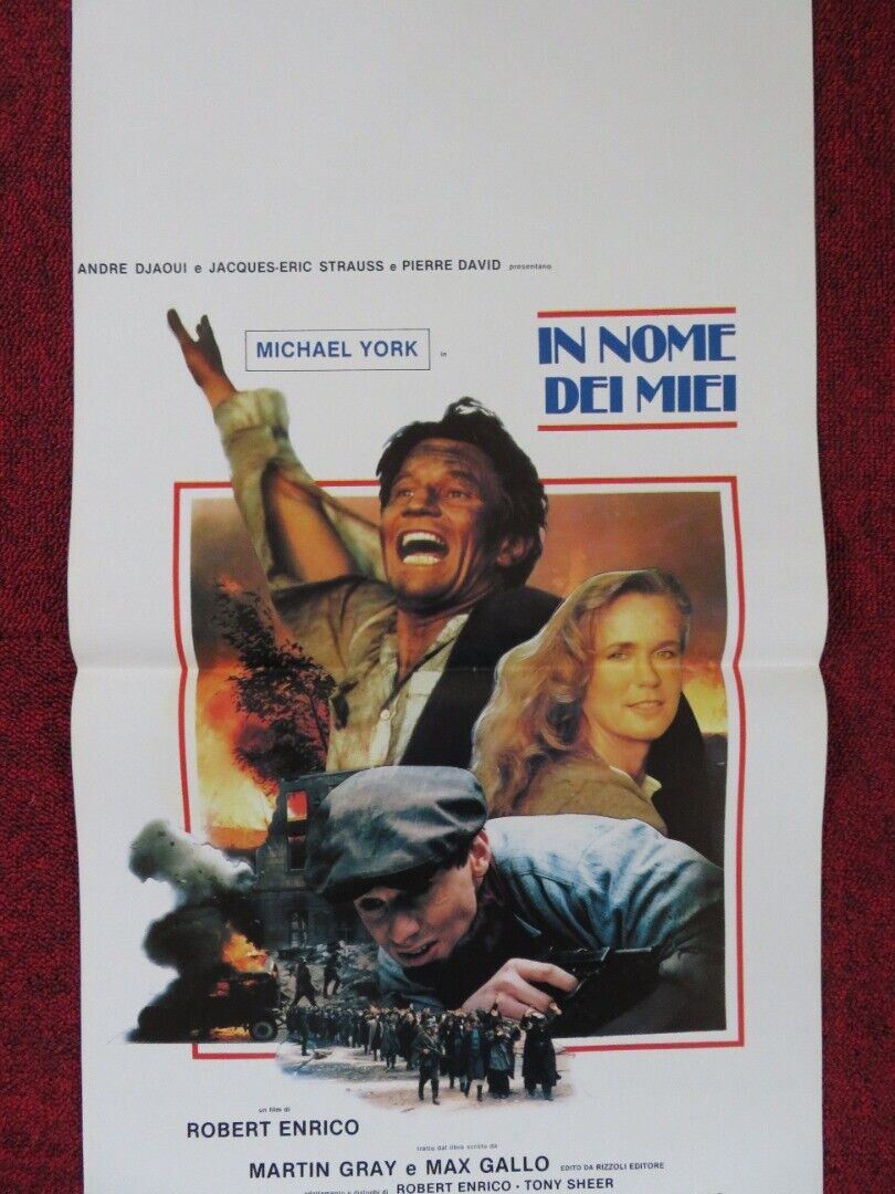 FOR THOSE I LOVED ITALIAN LOCANDINA (27.5"x13") POSTER MICHAEL YORK 1983