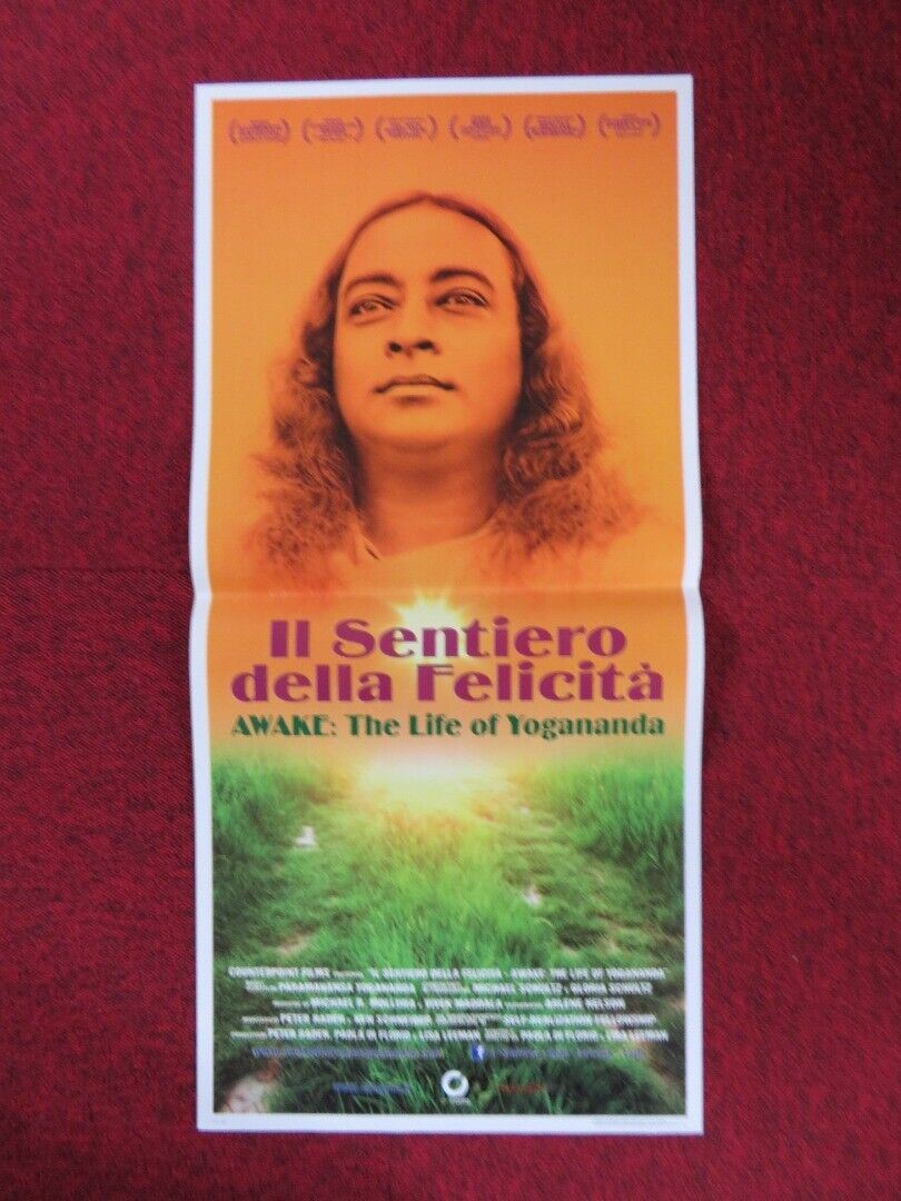 AWAKE: THE LIFE OF YOGANANDA ITALIAN LOCANDINA (27.5"x13") POSTER M BENIOFF 2014