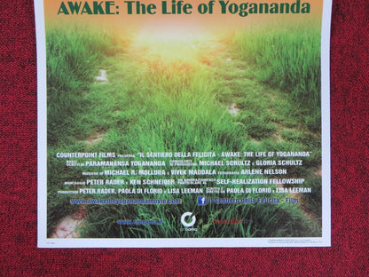 AWAKE: THE LIFE OF YOGANANDA ITALIAN LOCANDINA (27.5"x13") POSTER M BENIOFF 2014