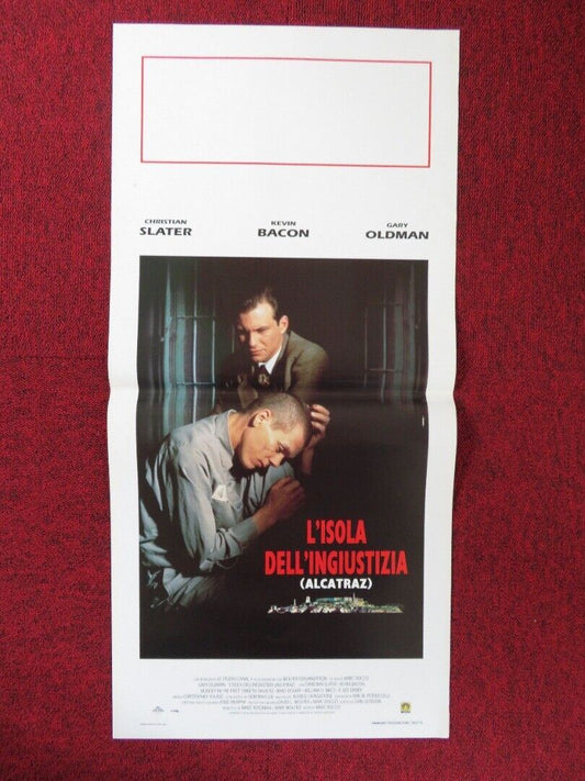 MURDER IN THE FIRST ITALIAN LOCANDINA (27.5"x13") POSTER C SLATER G OLDMAN 1995