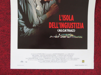 MURDER IN THE FIRST ITALIAN LOCANDINA (27.5"x13") POSTER C SLATER G OLDMAN 1995