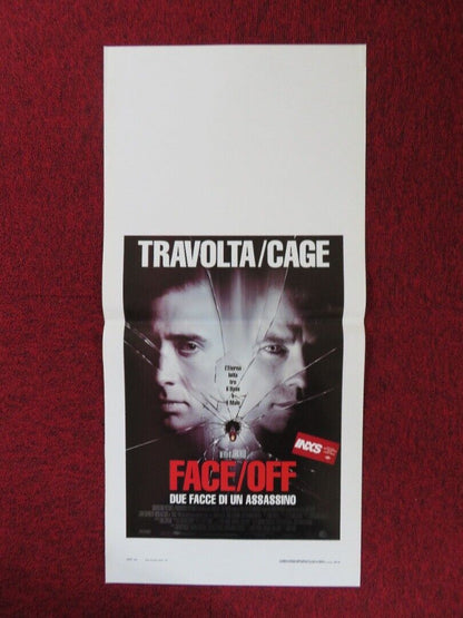 FACE/OFF  ITALIAN LOCANDINA (27.5"x13") POSTER TRAVOLTA CAGE 1997