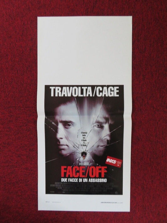 FACE/OFF  ITALIAN LOCANDINA (27.5"x13") POSTER TRAVOLTA CAGE 1997