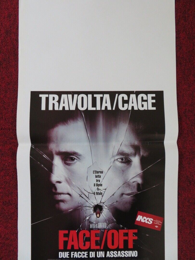 FACE/OFF  ITALIAN LOCANDINA (27.5"x13") POSTER TRAVOLTA CAGE 1997