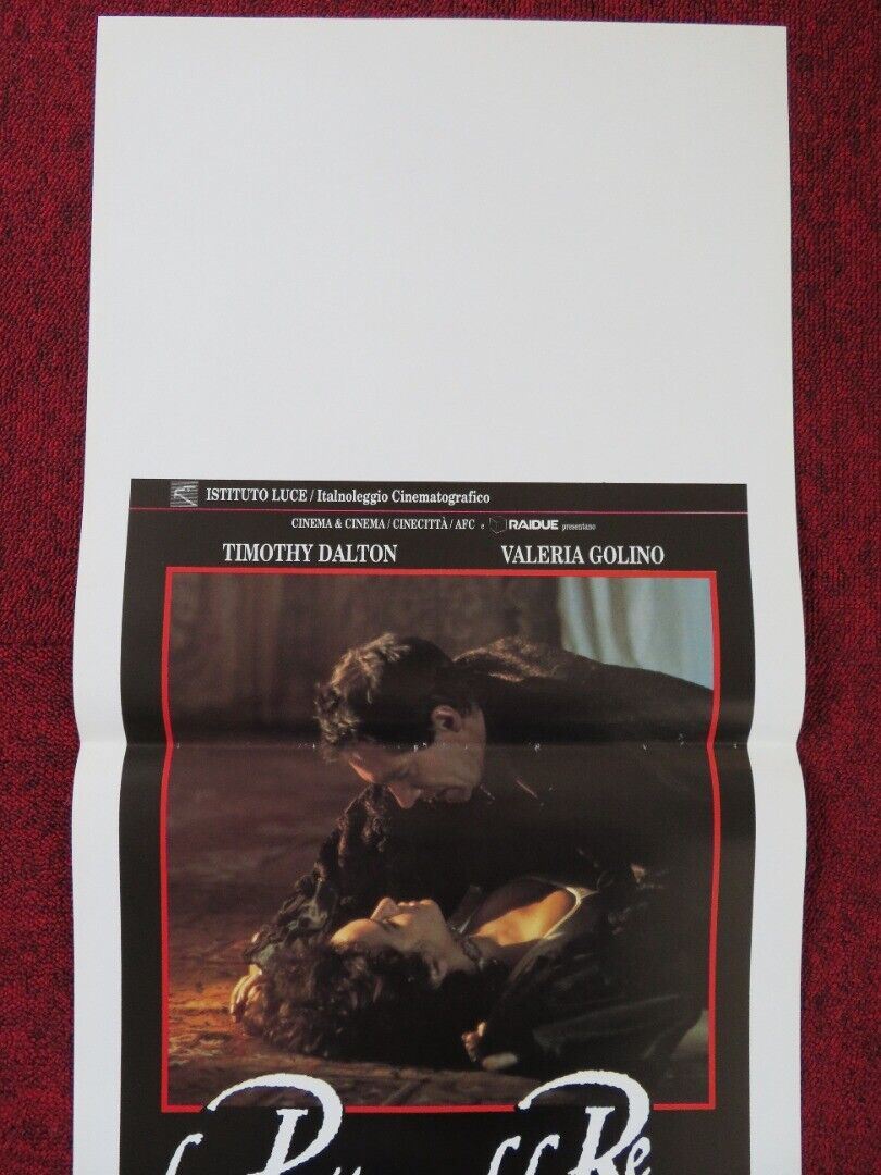 LA PUTTANA DEL RE ITALIAN LOCANDINA (27.5"x13") POSTER TIMOTHY DALTON 1991