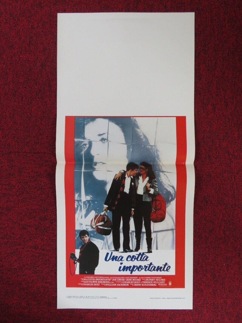 NO SMALL AFFAIR ITALIAN LOCANDINA (27.5"x12.5") POSTER DEMI MOORE 1984