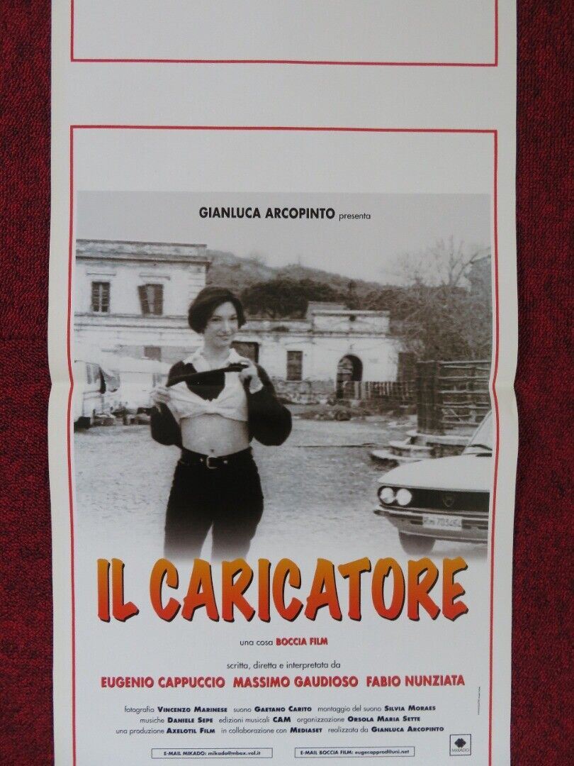 IL CARICATORE ITALIAN LOCANDINA (27.5"x13") POSTER MASSIMO GAUDIOSO 1997