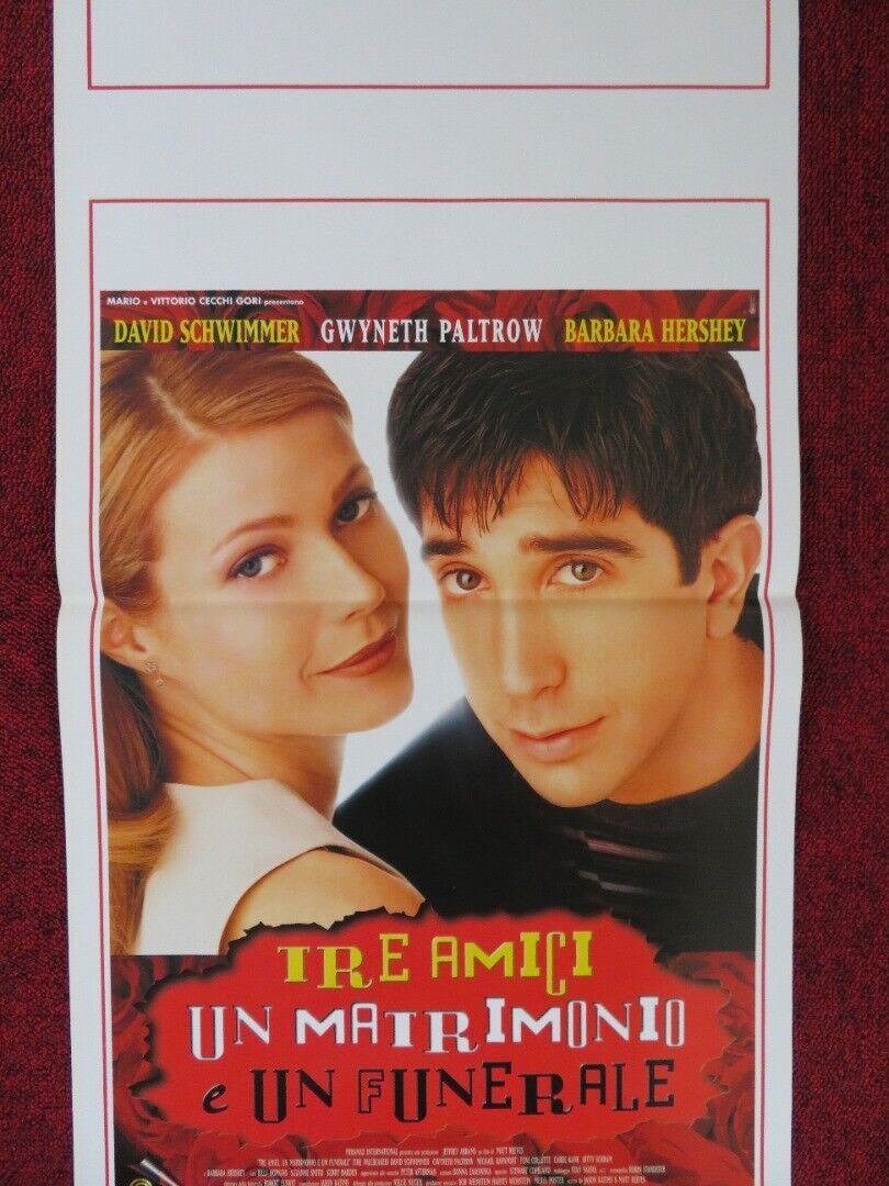 THE PALLBEARER ITALIAN LOCANDINA (27.5"x13") POSTER D SCHWIMMER G PALTROW 1998