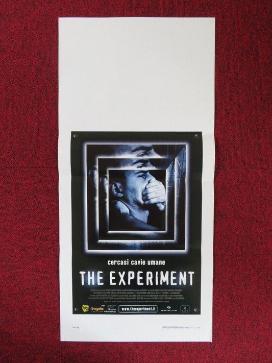 THE EXPERIMENT  ITALIAN LOCANDINA (27.5"x13") POSTER WOTAN WILKE 2001