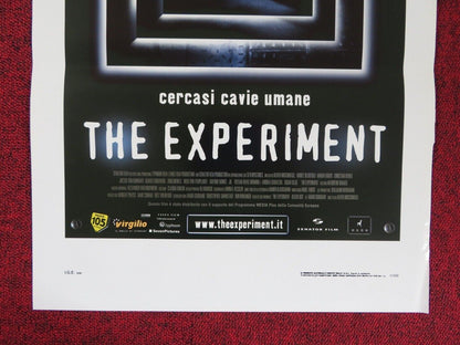 THE EXPERIMENT  ITALIAN LOCANDINA (27.5"x13") POSTER WOTAN WILKE 2001