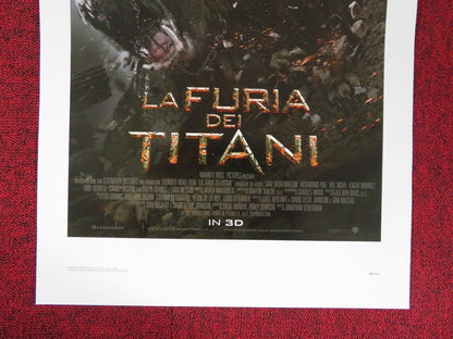 WRATH OF THE TITANS ITALIAN LOCANDINA (27.5"x13") POSTER SAM WORTHINGTON 2012