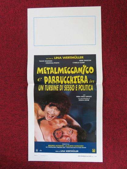 METALMECCANICO E PARRUCCHIERA... ITALIAN LOCANDINA (27.5"x13") POSTER 1996