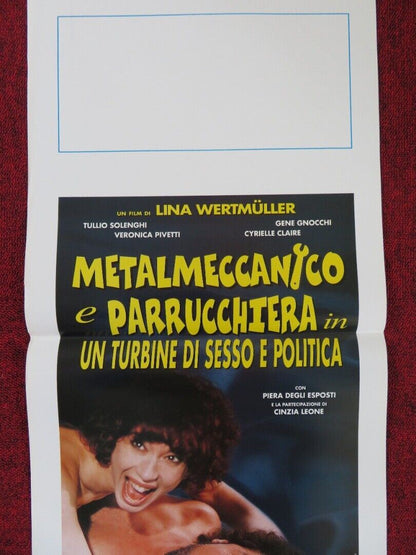 METALMECCANICO E PARRUCCHIERA... ITALIAN LOCANDINA (27.5"x13") POSTER 1996