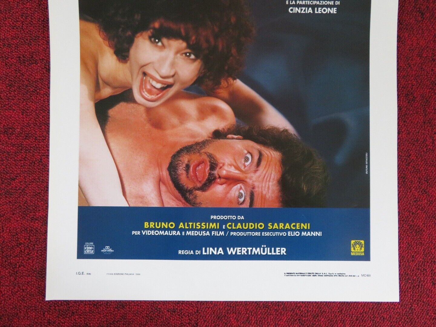 METALMECCANICO E PARRUCCHIERA... ITALIAN LOCANDINA (27.5"x13") POSTER 1996