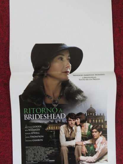 BRIDESHEAD REVISITED ITALIAN LOCANDINA (27.5"x13") POSTER MATTHEW GOODE 2008