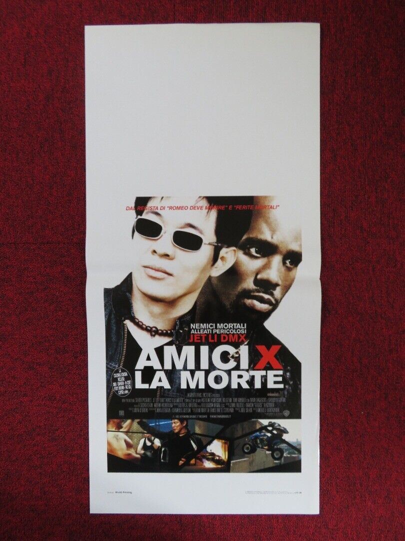 CRADLE 2 THE GRAVE  ITALIAN LOCANDINA (27.5"x13") POSTER JET LI DMX KELLY HU '03