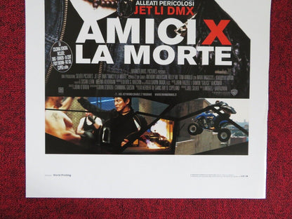 CRADLE 2 THE GRAVE  ITALIAN LOCANDINA (27.5"x13") POSTER JET LI DMX KELLY HU '03