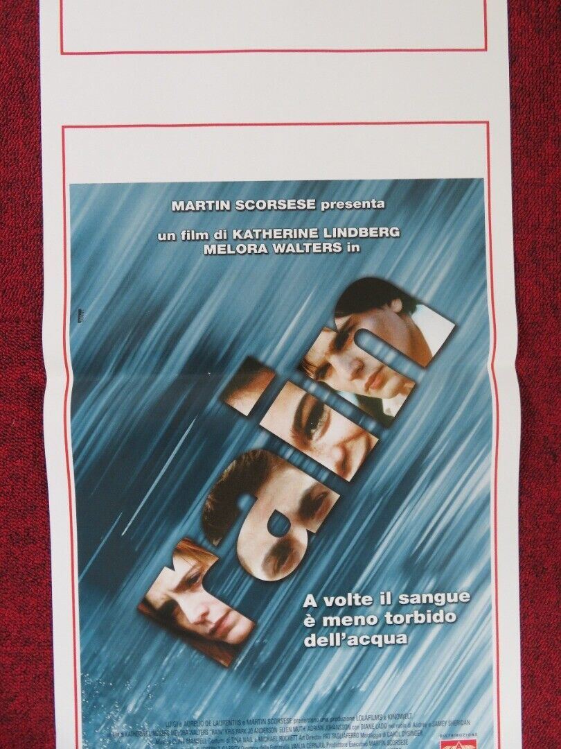 RAIN  ITALIAN LOCANDINA (27.5"x13") POSTER KATHERINE LINDBERG 2003