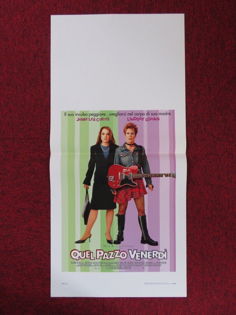 FREAKY FRIDAY ITALIAN LOCANDINA (27.5"x13") POSTER DISNEY LINDSAY LOHAN 2003