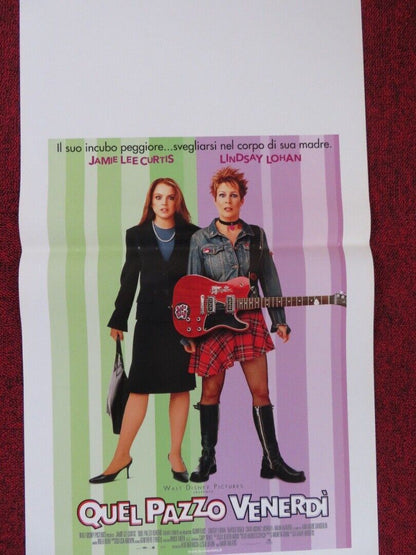 FREAKY FRIDAY ITALIAN LOCANDINA (27.5"x13") POSTER DISNEY LINDSAY LOHAN 2003