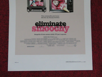 DEATH TO SMOOCHY ITALIAN LOCANDINA (27.5"x13") POSTER DANNY DE VITO 2002