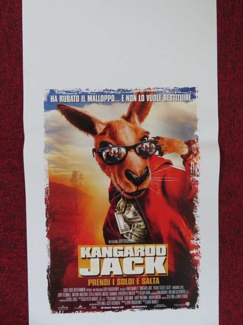 KANGAROO JACK  ITALIAN LOCANDINA (27.5"x13") POSTER JERRY O'CONNELL 2003